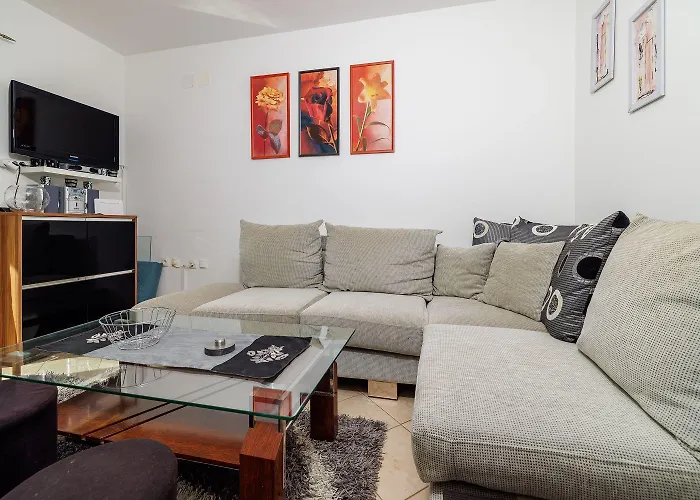 Apartman Bezauberndes Nur 390 Meter Zum Mit Meerblick, Waschmaschine