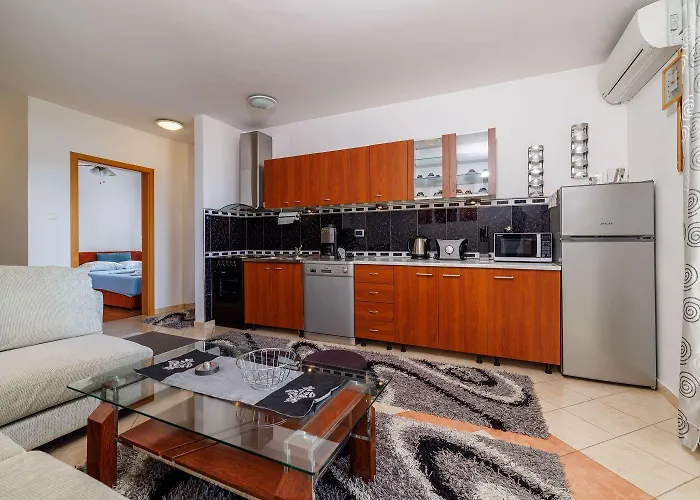 Apartman Bezauberndes Nur 390 Meter Zum Mit Meerblick, Waschmaschine
